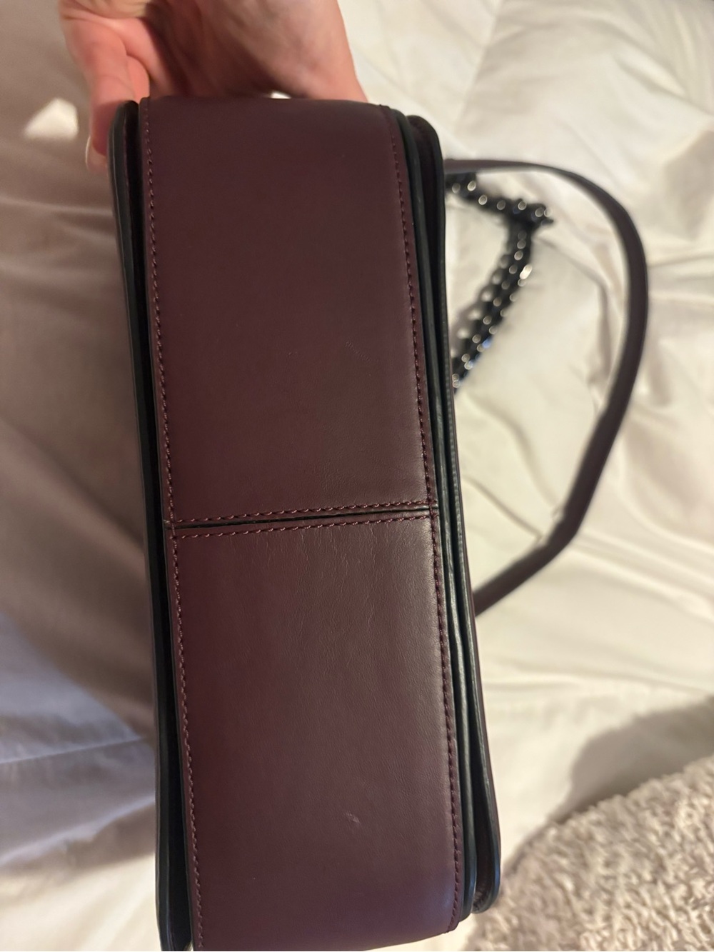 Coach Turnlock Swagger Shoulder/crossbody Bag in Plum - Picture 4 of 10